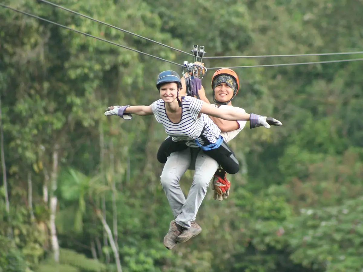 Canopy zipline