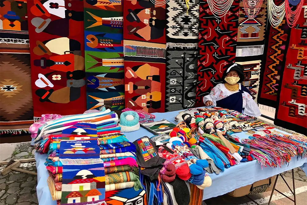 Exploring Otavalo market