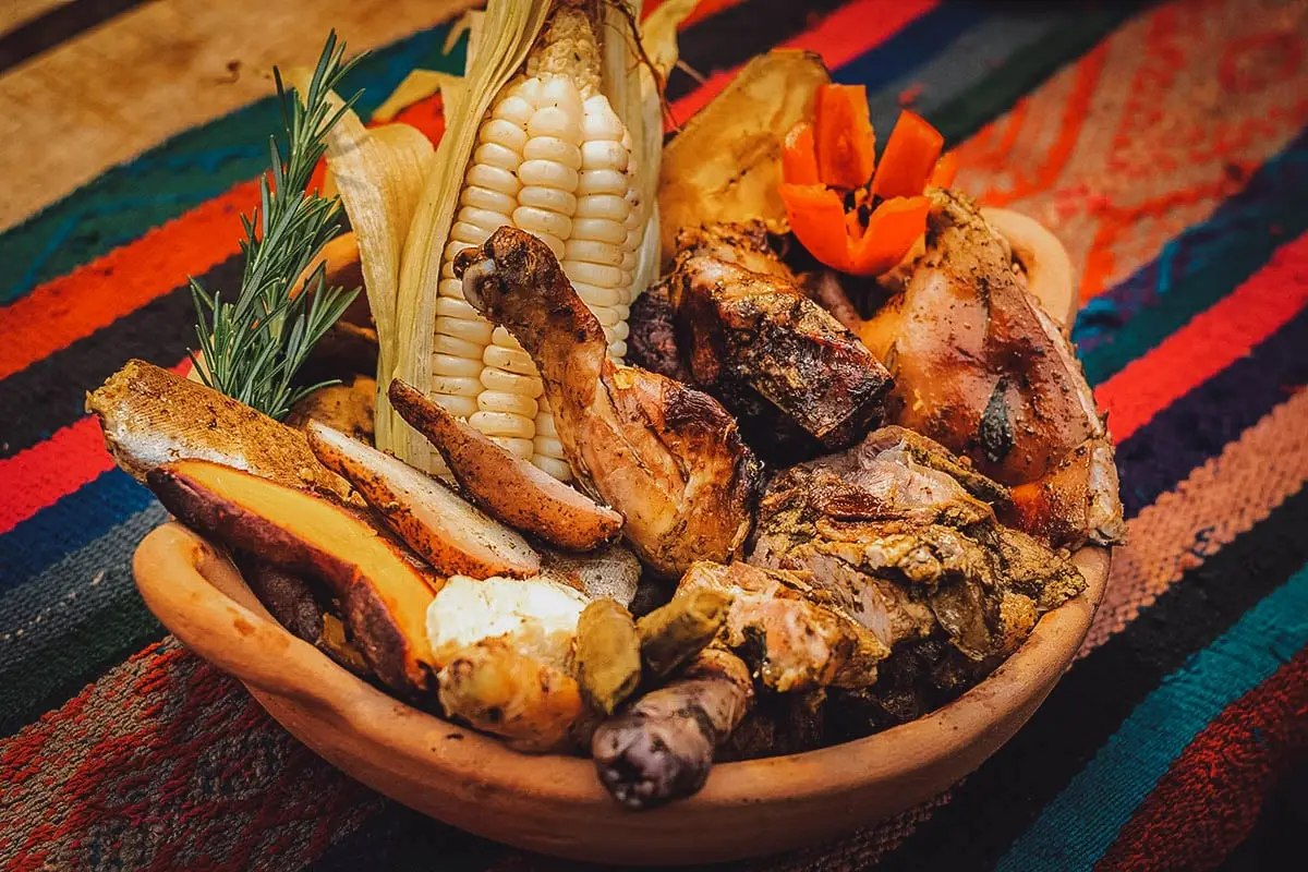 Typical Peruvian cuisine